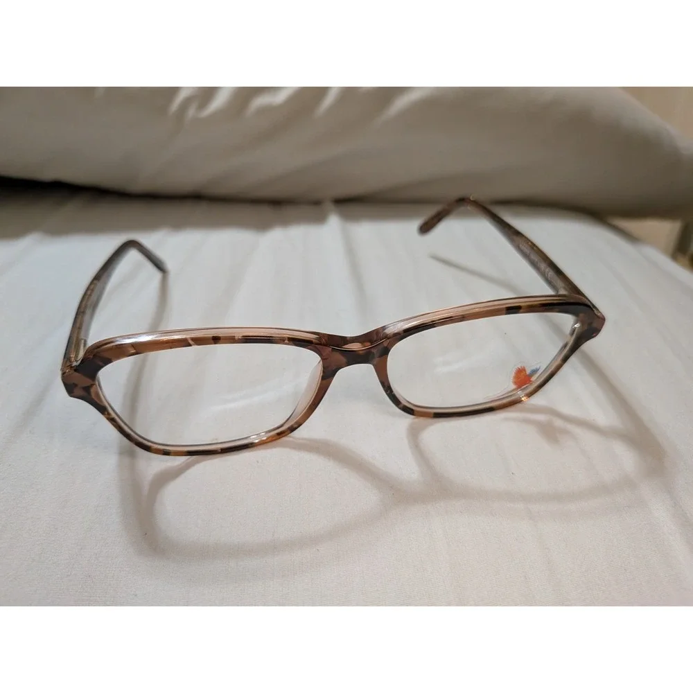 Maui Jim Eyeglasses Frames MJO2112-09PF Brown Pink Marble Cat Eye 54-17-135